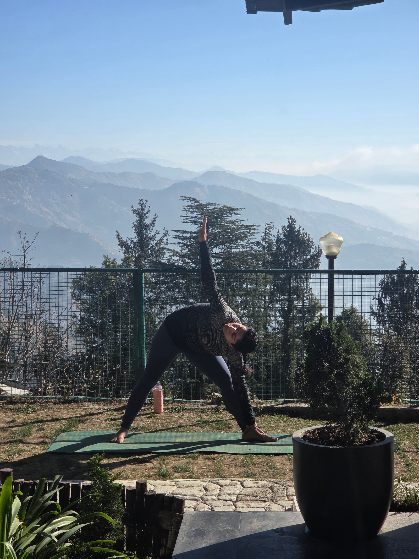 Yoga and somatic movement at the retreat